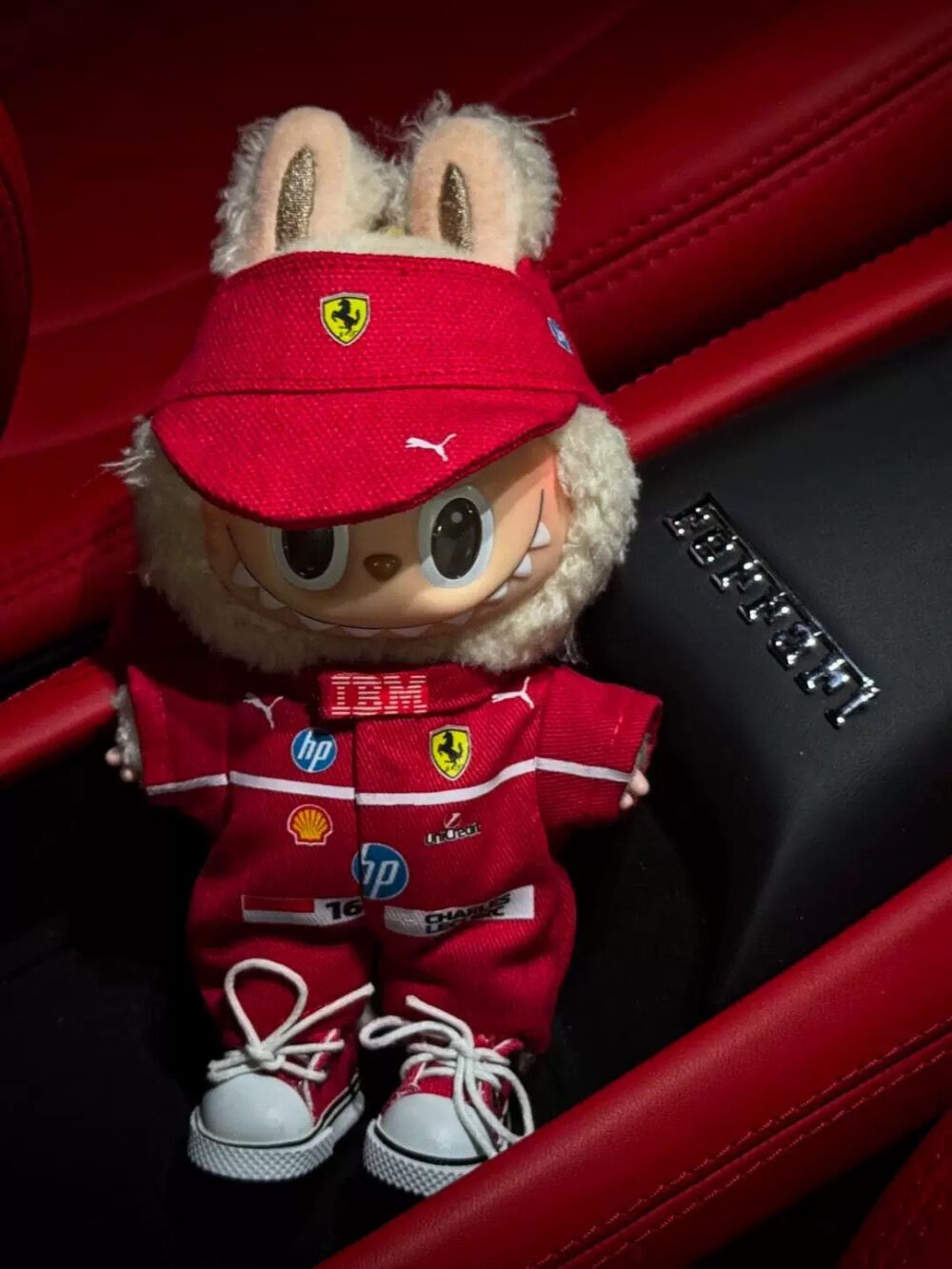 Scuderia Ferrari Racing Set for Labubu