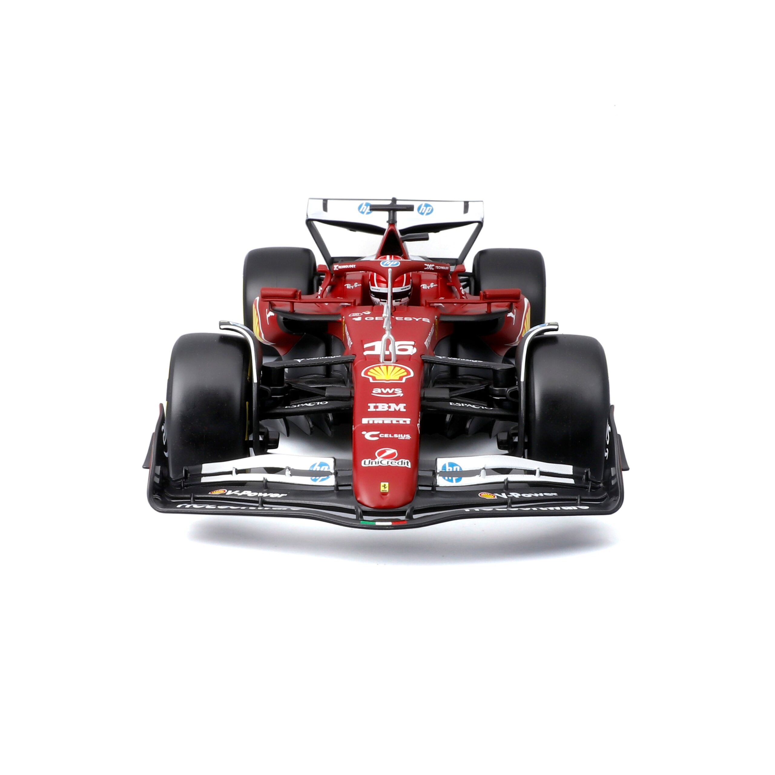 F1 Ferrari SF-25 #16 Charles Leclerc F1 2025 – 1:18 Diecast Model Red - Image 4