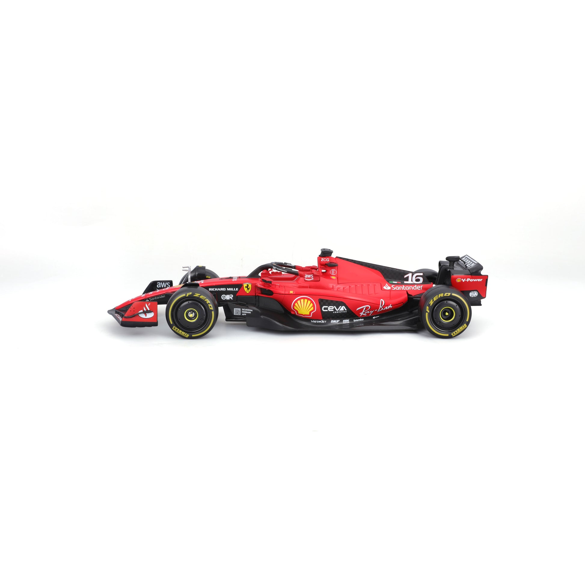 Ferrari SF-23 Charles Leclerc #16 – 1:24 Scale Diecast Model with Driver - Image 8