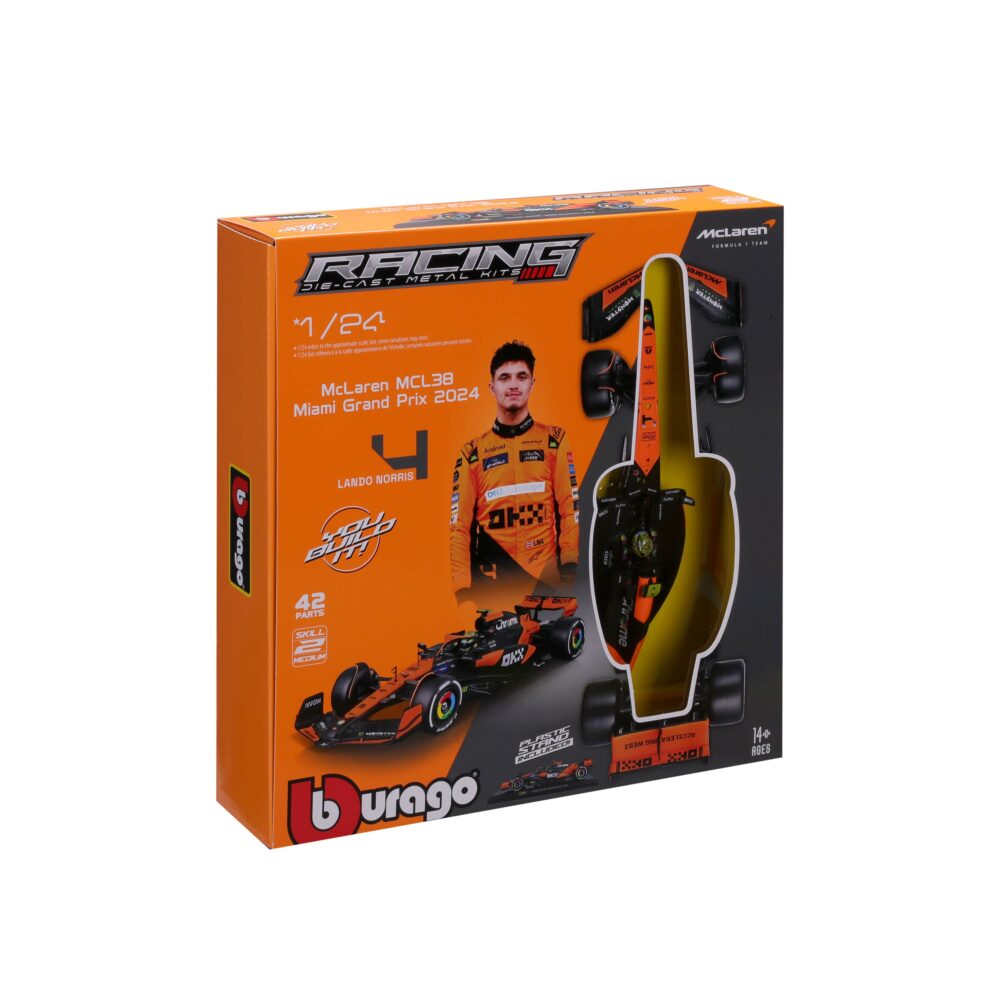 Model Kit McLaren MCL38 2024 #4 Lando Norris – Scale 1:24