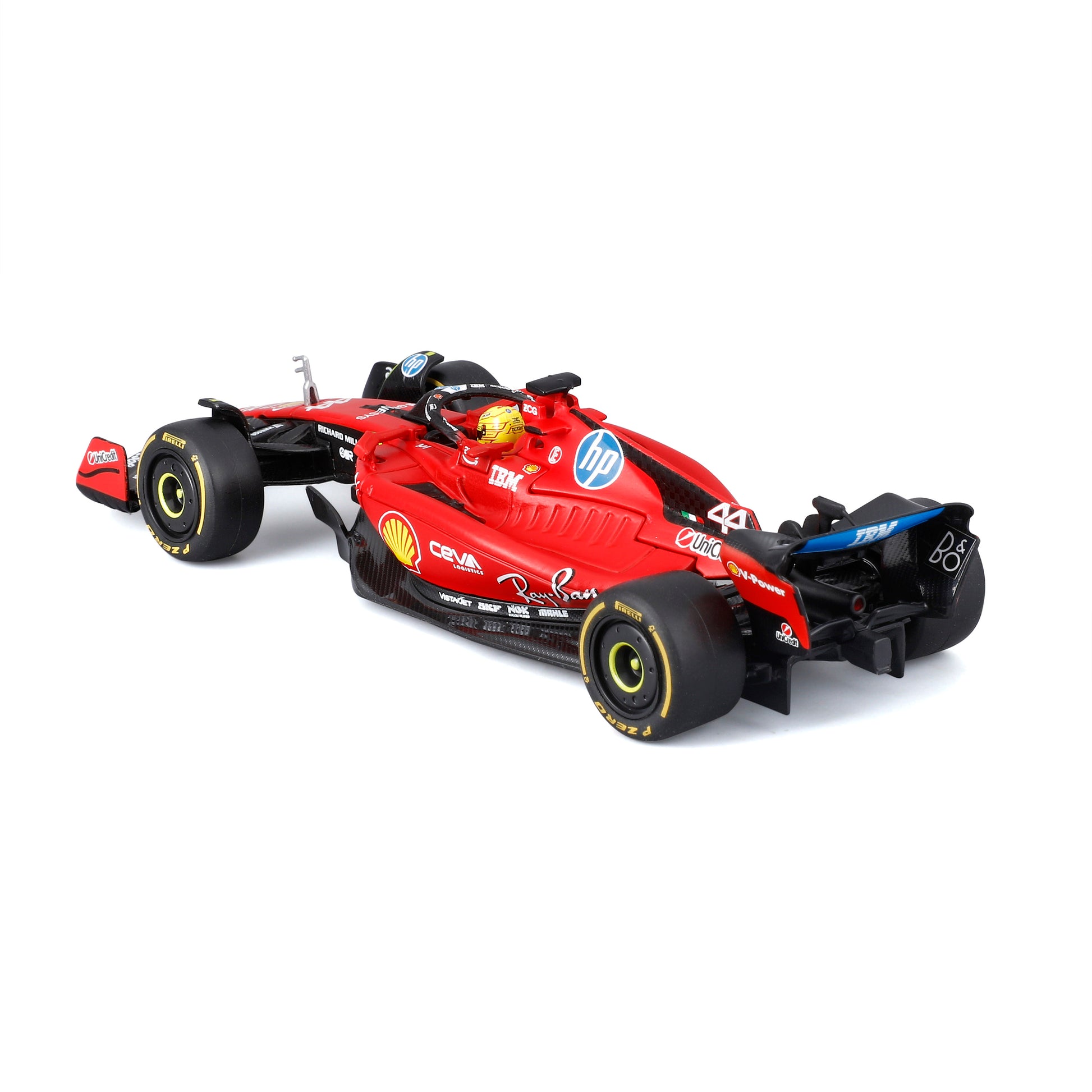 Ferrari SF-23 Test Fiorano – 1:43 Diecast Model Lewis Hamilton with Display Case - Image 4