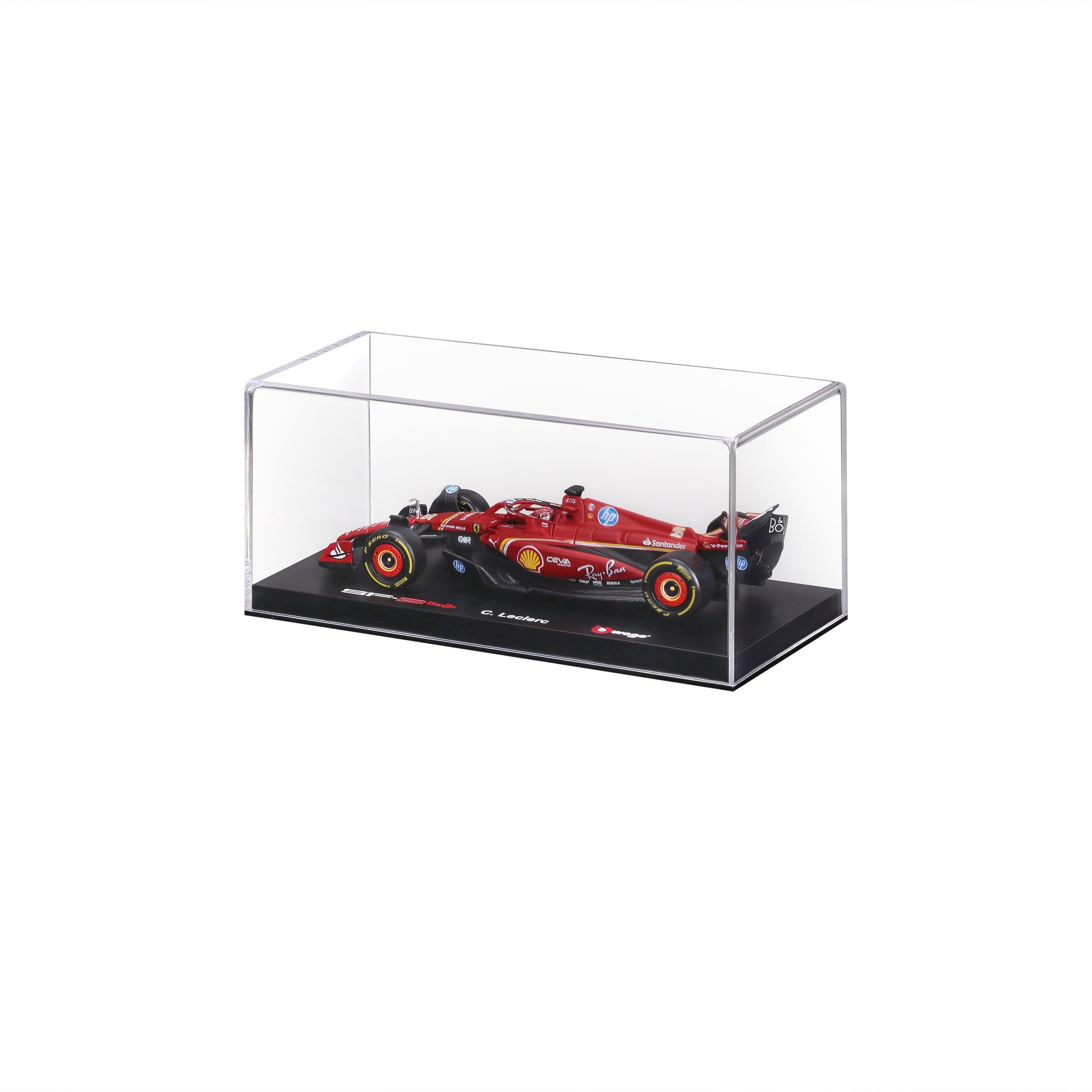 Ferrari SF-24 #16 Charles Leclerc – Winner Monza GP 2024 – 1:43 scale with driver and display case - Image 3