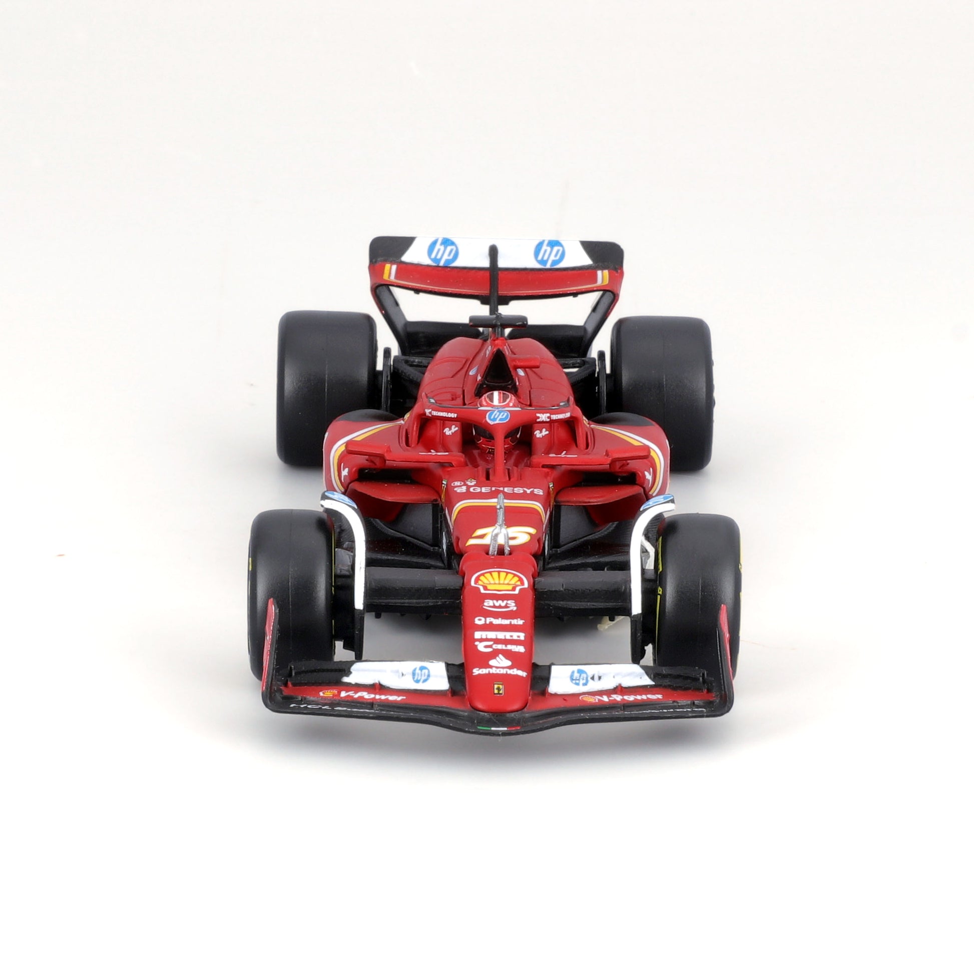 Ferrari SF-24 #16 Charles Leclerc – Winner Monza GP 2024 – 1:43 scale with driver and display case - Image 4