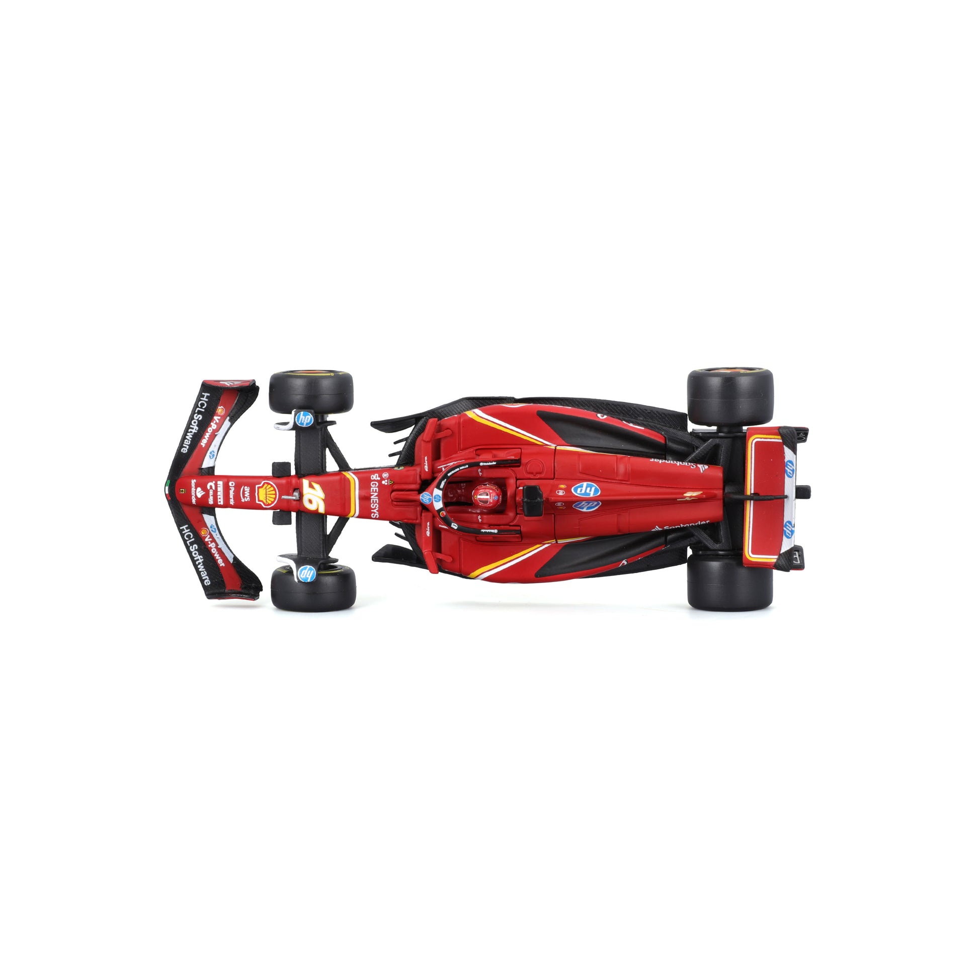 Ferrari SF-24 #16 Charles Leclerc – Winner Monza GP 2024 – 1:43 scale with driver and display case - Image 7