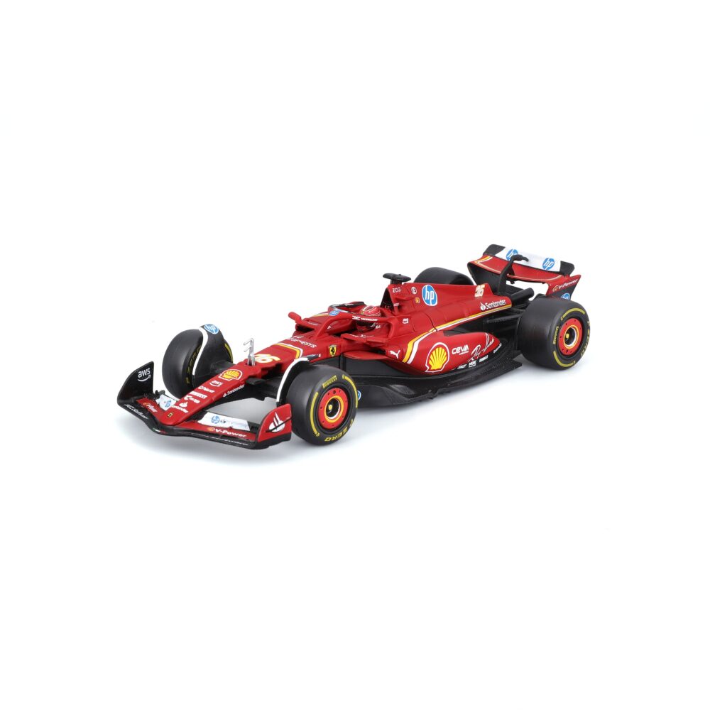 Ferrari SF-24 #16 Charles Leclerc – Winner Monza GP 2024 – 1:43 scale with driver and display case