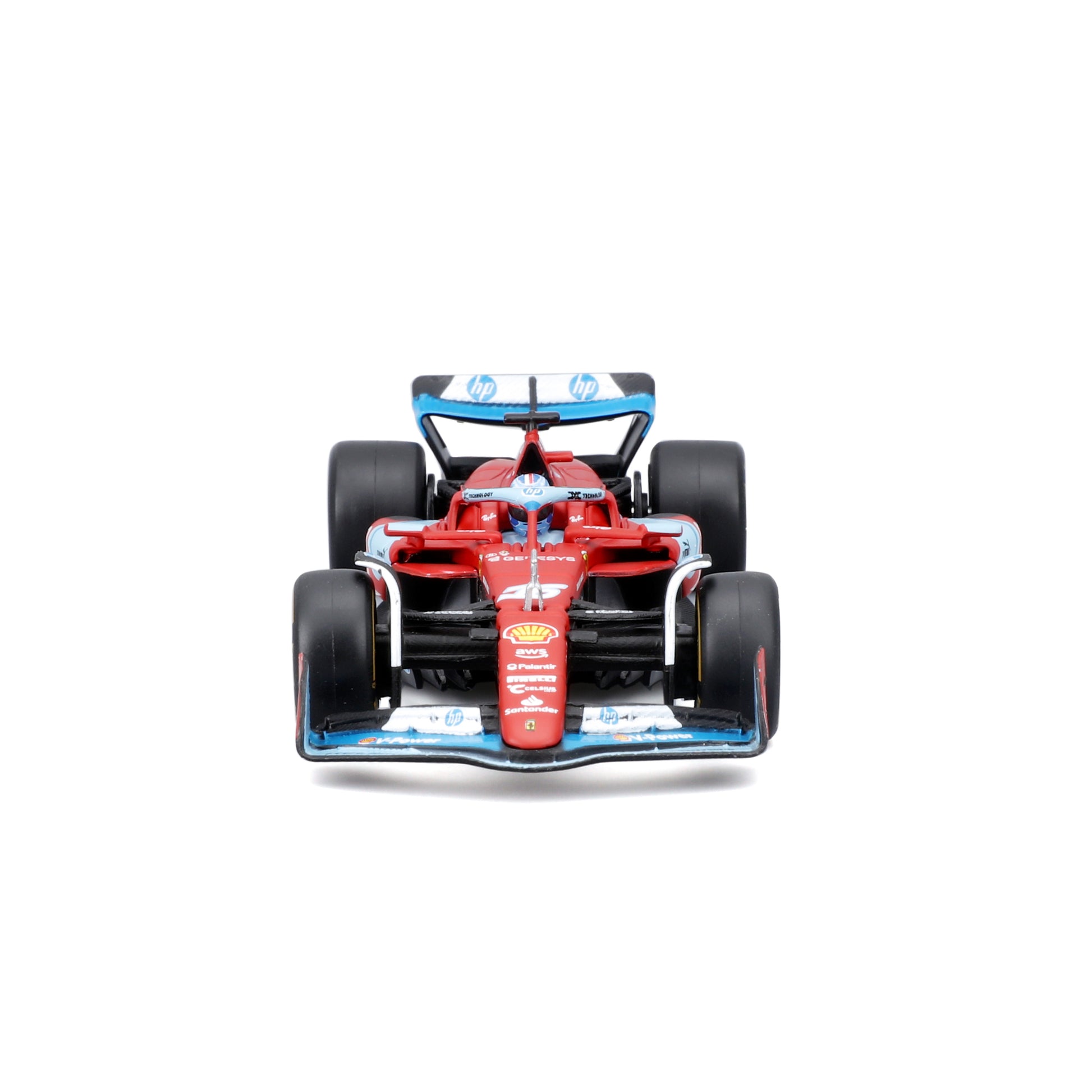 Ferrari F1 SF-24 Charles Leclerc #16 Miami GP 2024 Livery 1:43 Scale with Driver and Display Case - Image 4