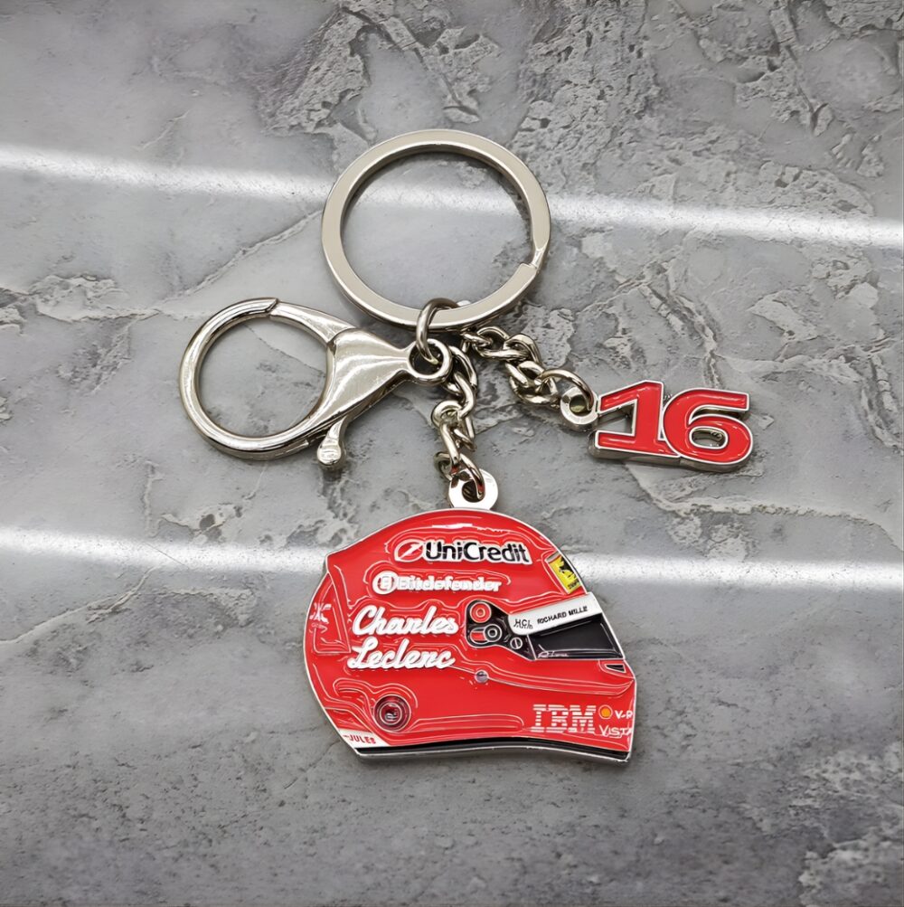 Alternative view of Formula 1 Driver Helmet Keychain Collection