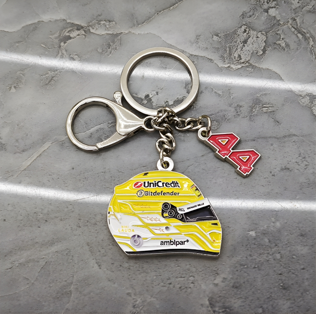 Formula 1 Driver Helmet Keychain Collection - Image 3