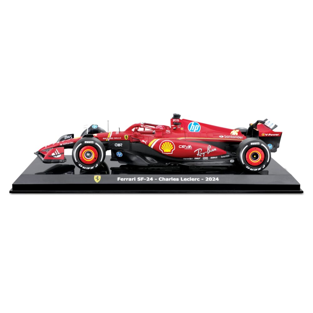 Alternative view of Model Kit Ferrari SF-24 2024 #16 Charles Leclerc F1 2024 – Scale 1:24