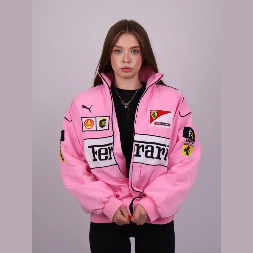 Alternative view of F1 Ferrari Vintage PUMA Racing Jacket - PINK VERSION